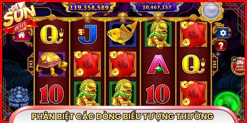 Phân biệt các dòng biểu tượng thường