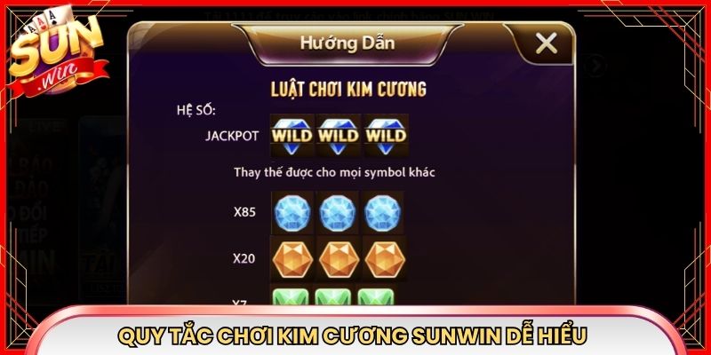 Quy tắc chơi Kim cương Sunwin dễ hiểu