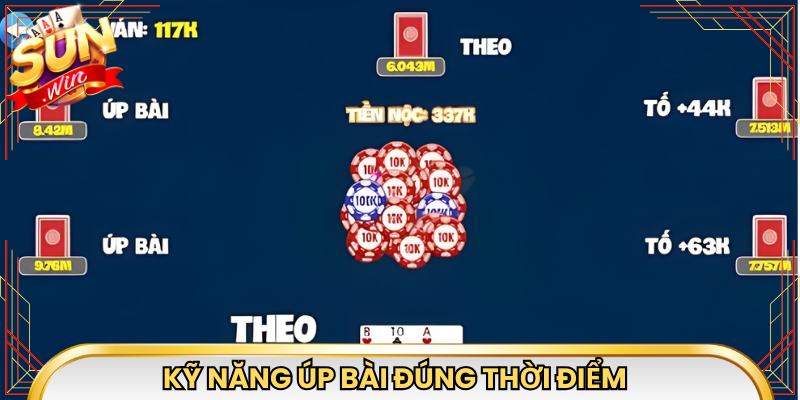 Kỹ năng úp bài đúng thời điểm tại liêng Sunwin