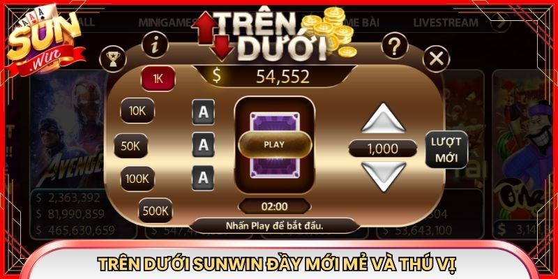 Trên dưới Sunwin đầy mới mẻ và thú vị